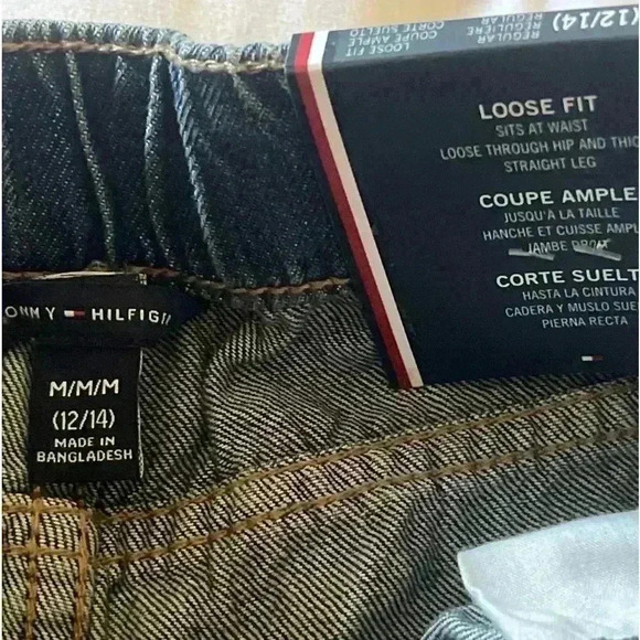 Tommy Hilfiger NWT Boys Regular Loose Fit Denim Jeans Size 12/14 - Picture 6 of 10